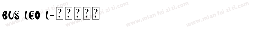Bus Led l字体转换
